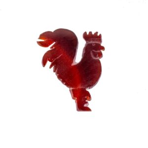 Rooster carving necklace