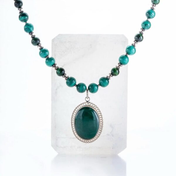 Malachite necklace