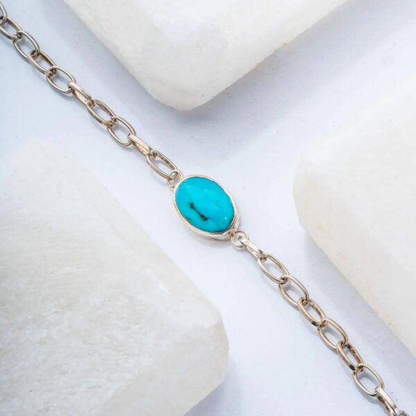 Turquoise sports bracelet
