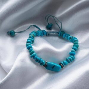 Formless turquoise bracelet