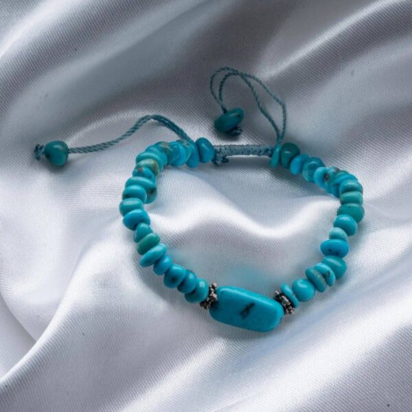 Formless turquoise bracelet