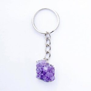 Raf amethyst key ring