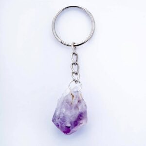 Raf crystal amethyst key ring